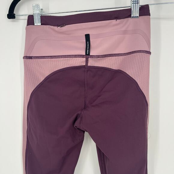 ATHLETA Allyson Felix Legend Mesh 7/8 Tight Agate Purple Pant Women's X-Small - Picture 8 of 13